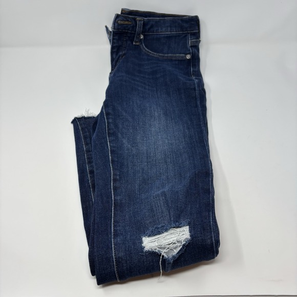 Banana Republic Skinny Jeans Womens Size 26 Blue Denim Wash - Picture 6 of 7